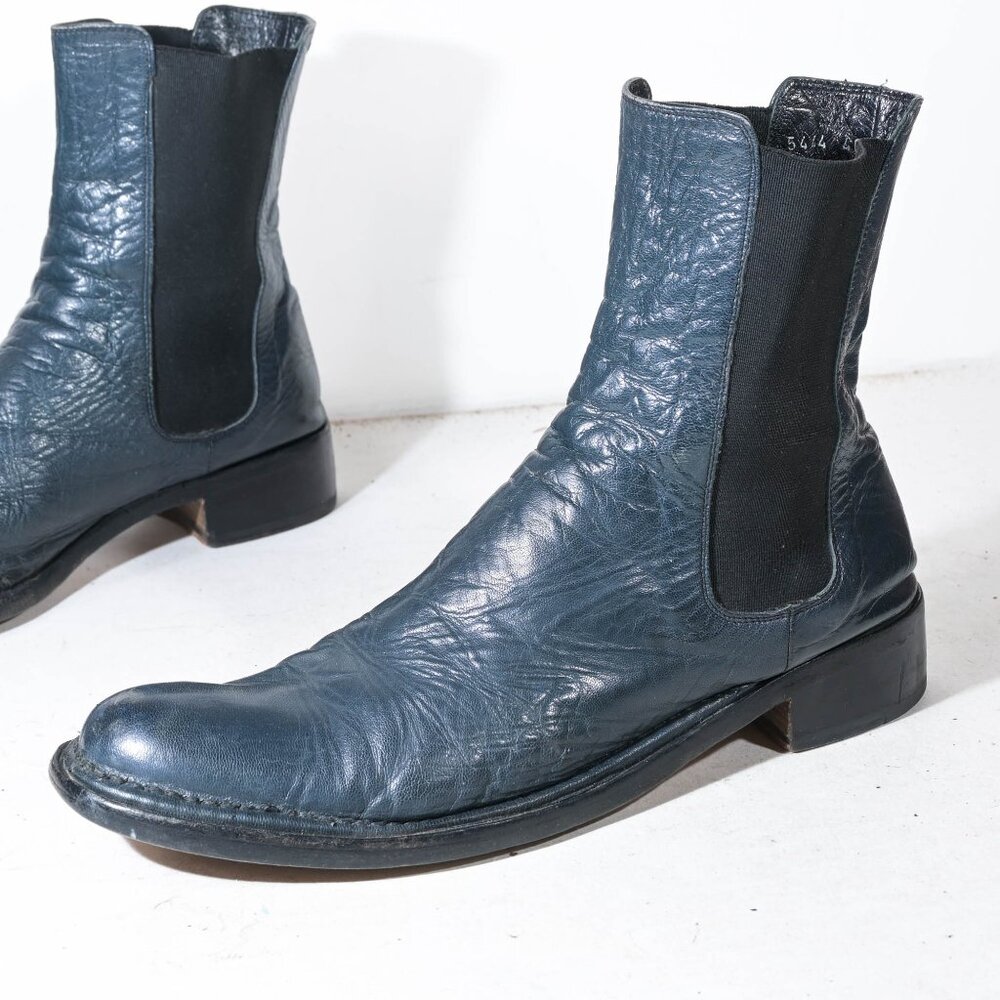Rocco P. Chelsea Ankle Boots in Midnight Blue - 40